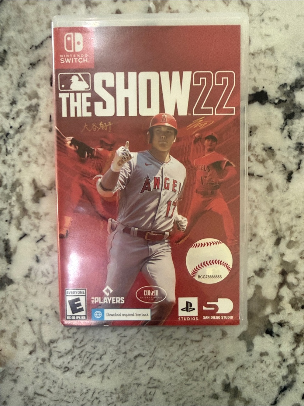 Nintendo Switch MLB The Show game with Red and White cover